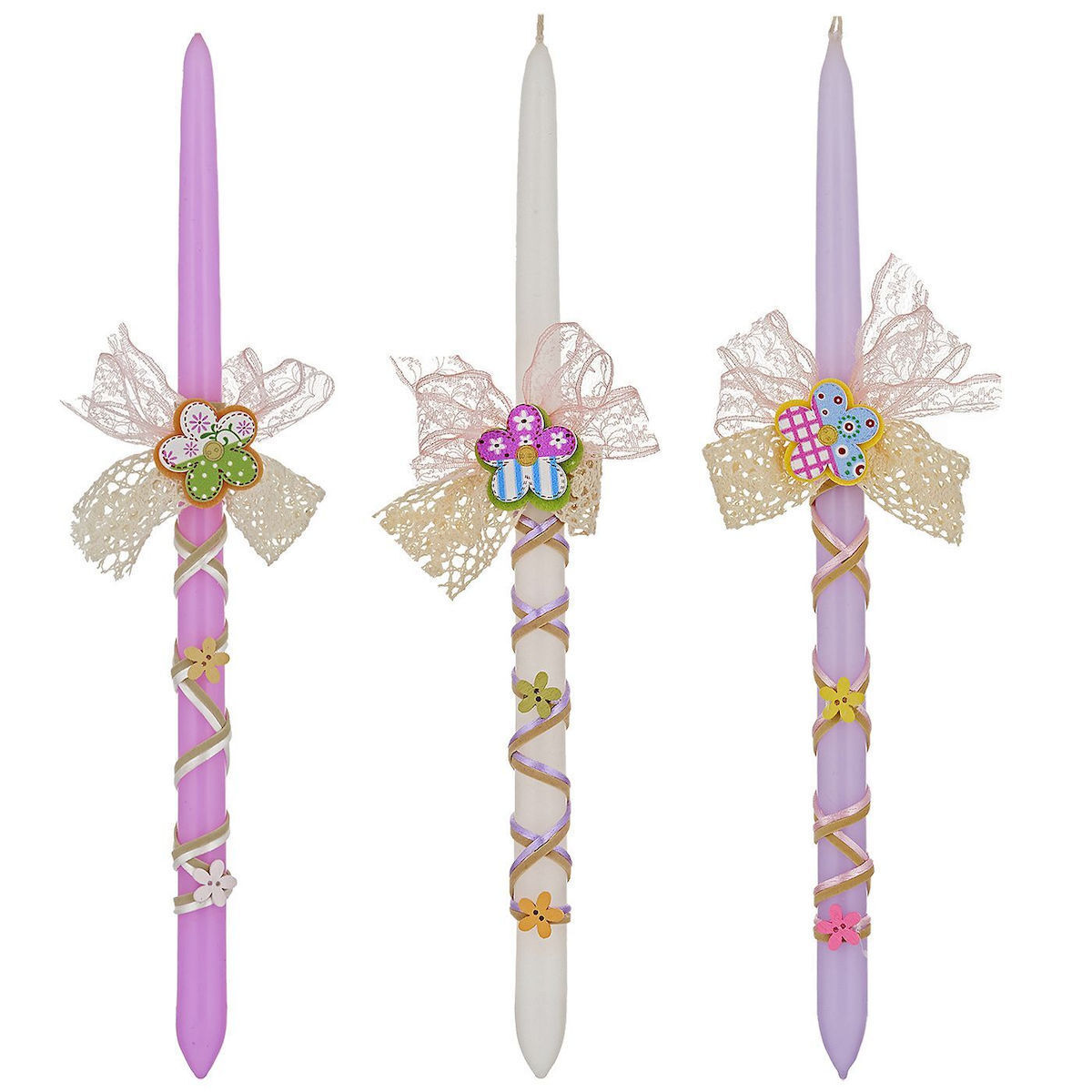 Πασχαλινή Λαμπάδα Στρογγυλή