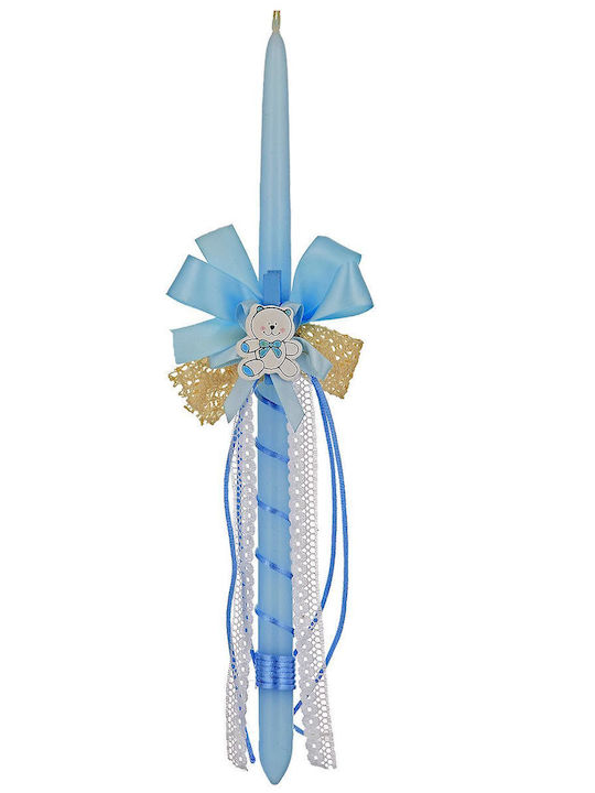 Πασχαλινή Λαμπάδα Γαλάζια